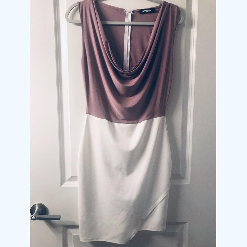 Cowlneck Missguided Midi Dress